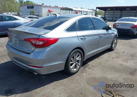 2016 Hyundai Sonata Se z USA, uszkodzony, nr VIN 5NPE24AF6GH299193